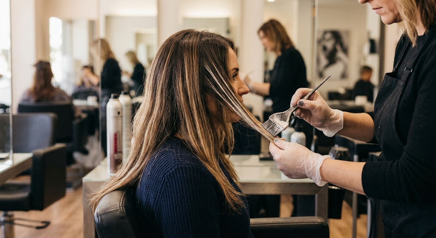 Aplicación de balayage